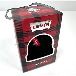 NEW Levi's Black Knit Beanie